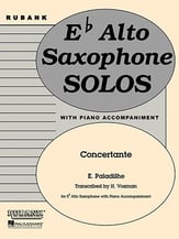 CONCERTANTE ALTO SAX SOLO cover